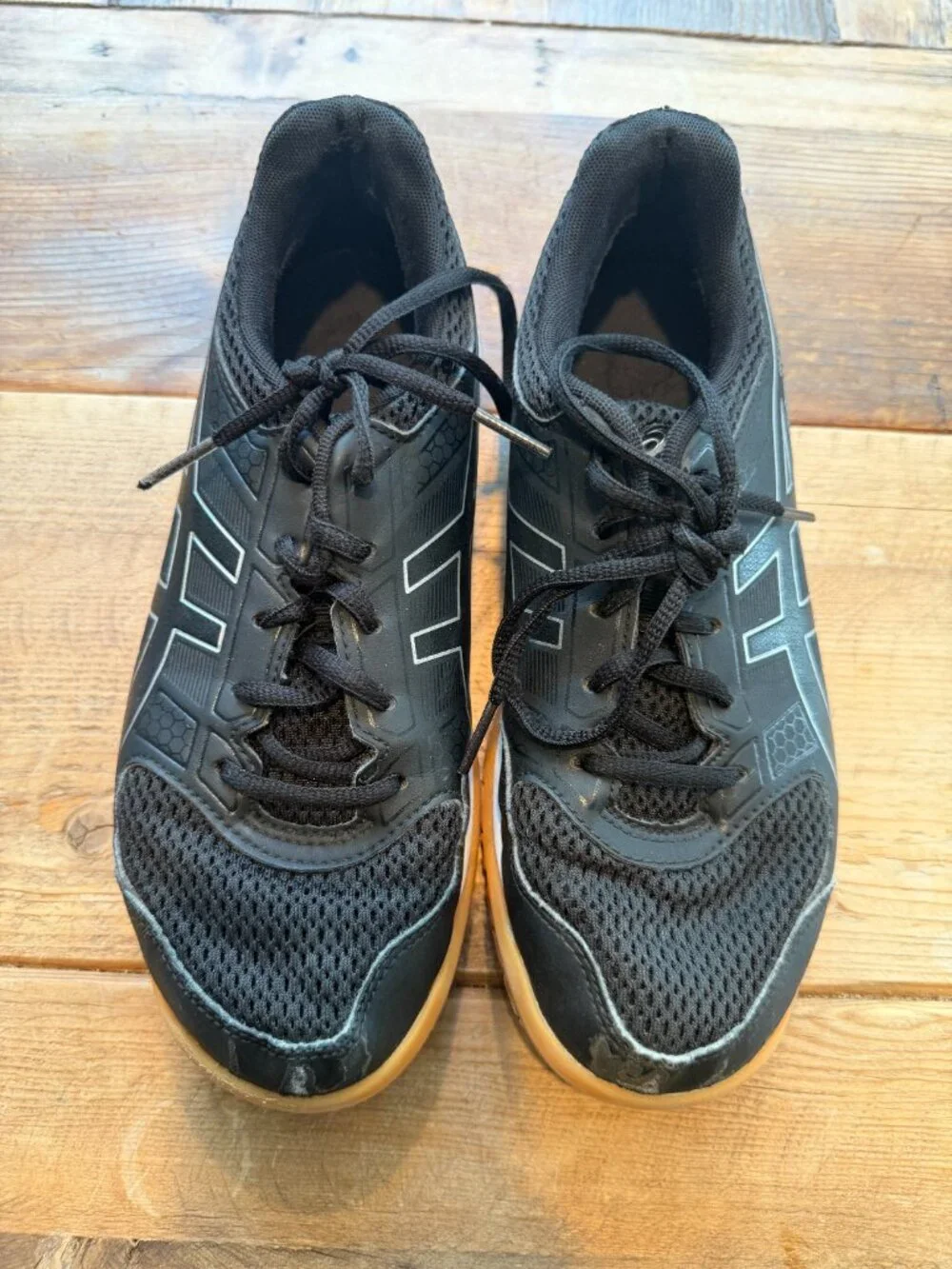 ASICS Shoes Women's Black GEL-ROCKET Indoor Court Volleyball Size US 7 EU 38